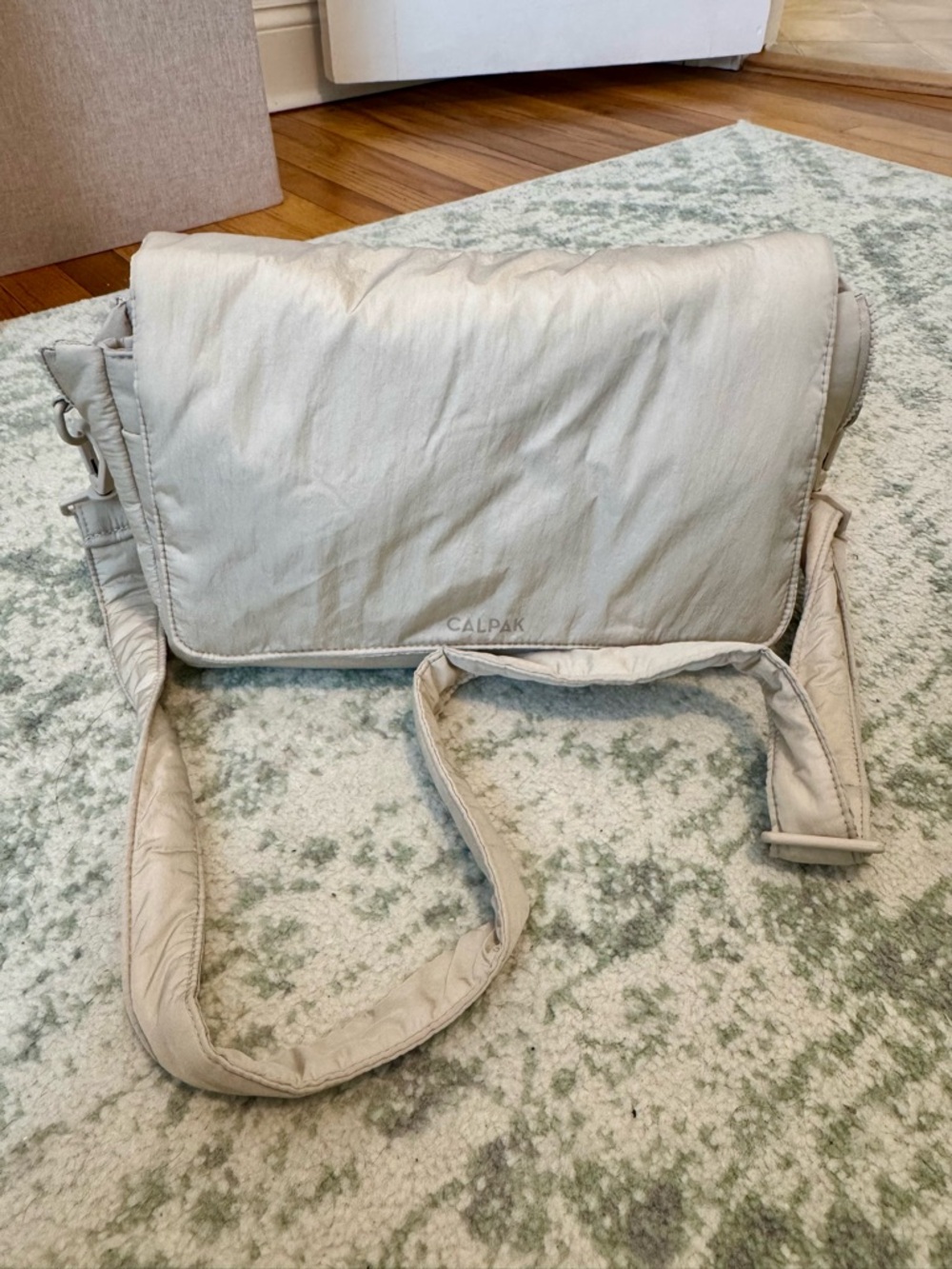 Calpak Oatmeal Convertible Stroller Caddy Crossbody